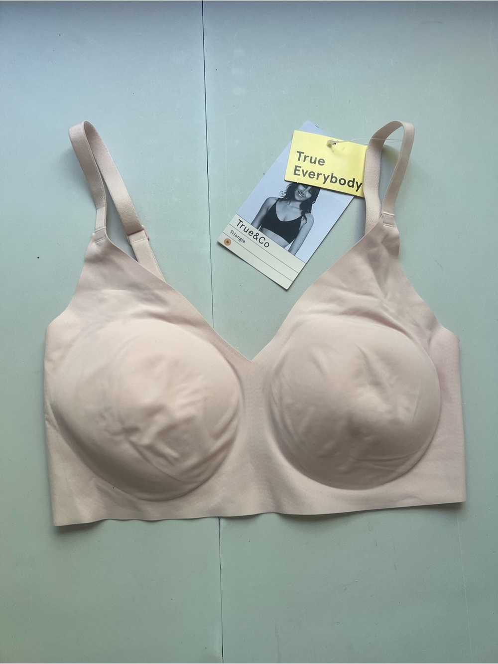 True & Co. Light Nude Wireless Molded Cup Bra